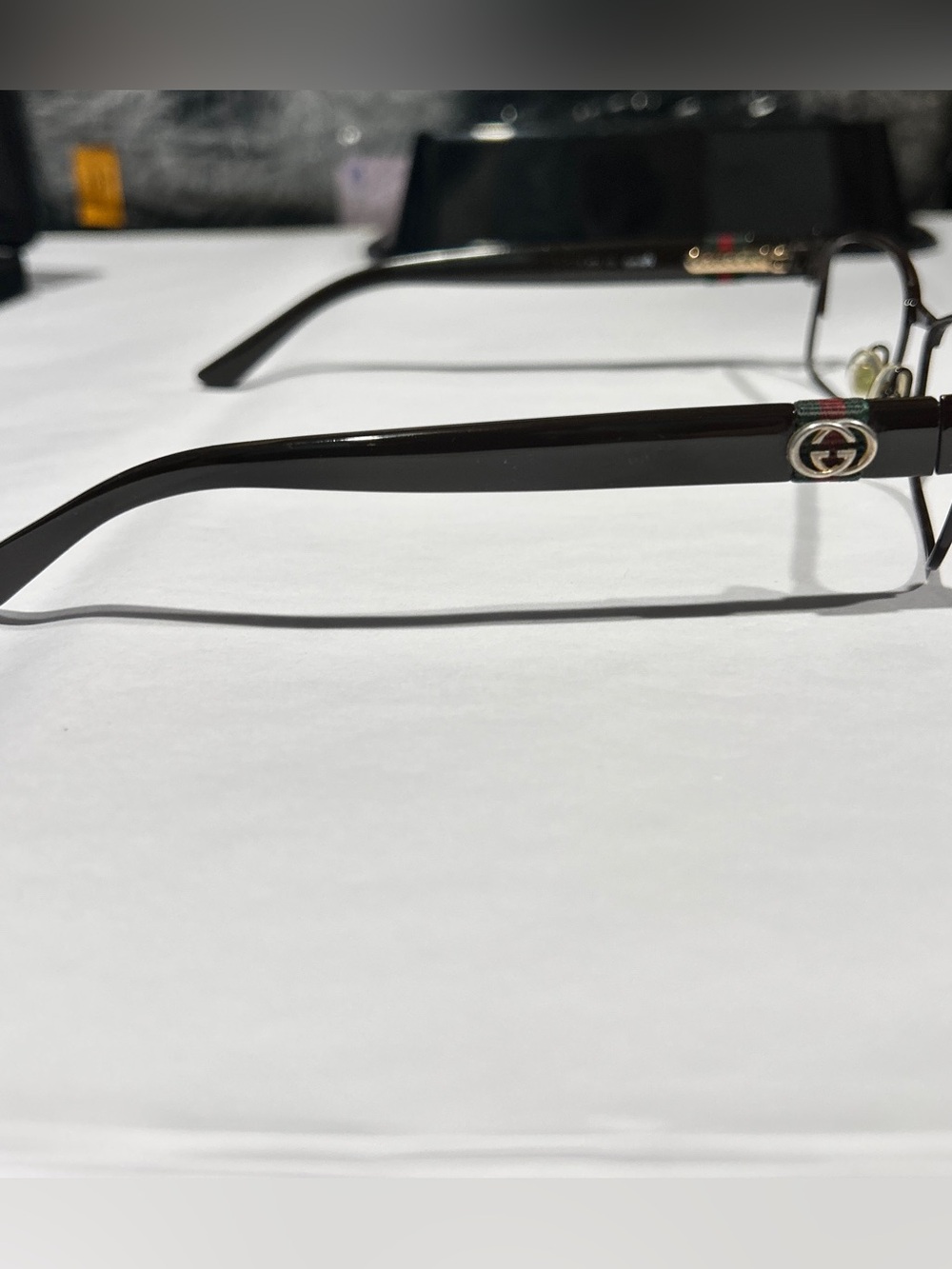 Gucci GG4244 Brown Gold Designer Eyeglass Frames RX Ready Italy - Picture 8 of 16